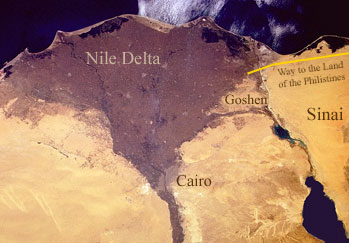Map of the Nile Delta Area