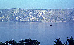 Golan Heights and the Sea of Galilee
